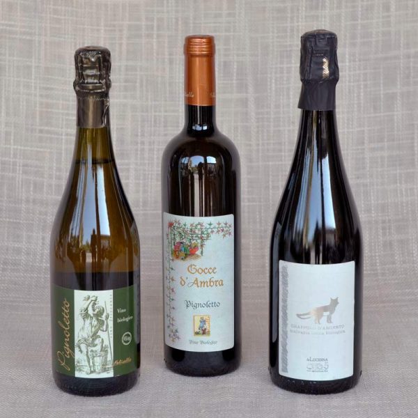 Tris vini bianchi